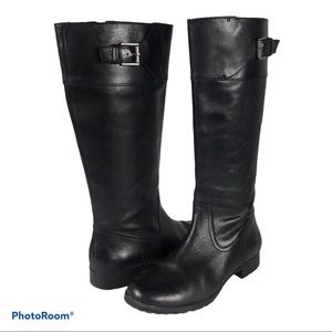 SOLD LAUREN Ralph Lauren Sigrid Black ZIP Riding Boots